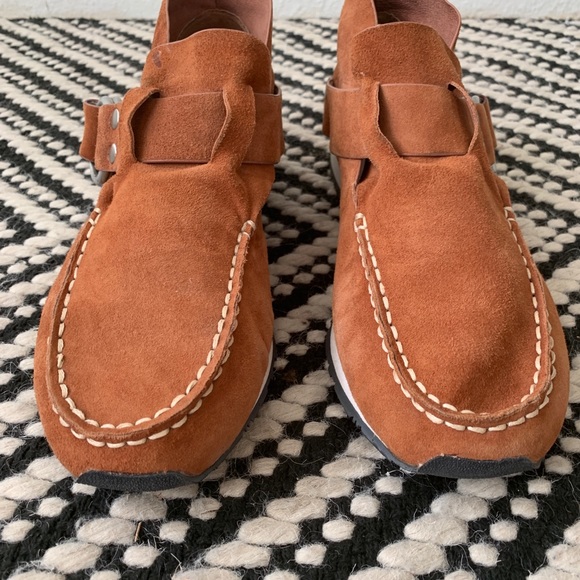 Derek Lam 10 Crosby Suede Brown Slip- Ons - Picture 4 of 8